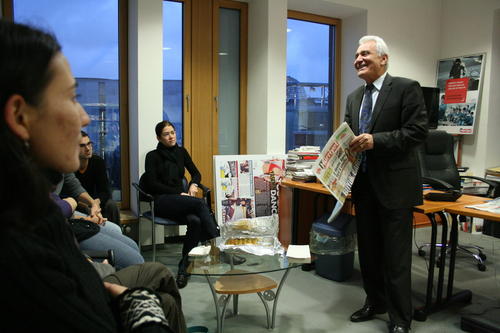 Visit of the editorial office of Hürriyet Berlin 2010