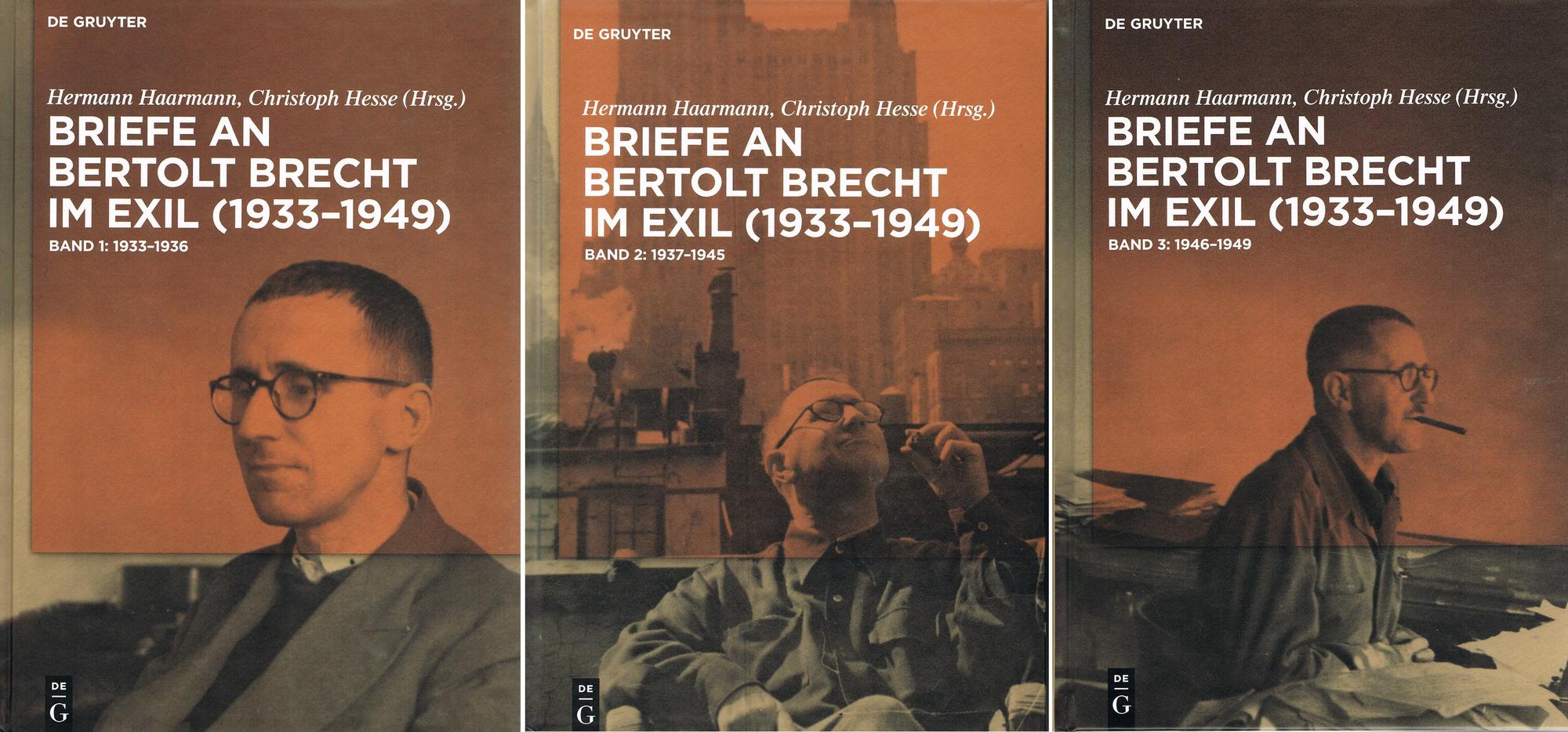 Titelcover der dreibändigen Ausgabe (De Gruyter Verlag)