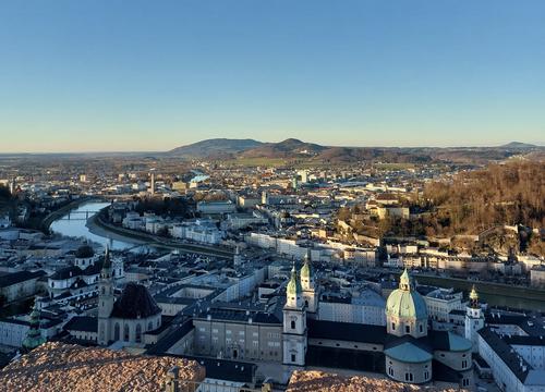 Ausblick auf Salzburg