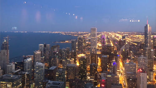 Blick über Chicago