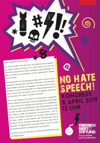 No Hate Speech Kongress 2019