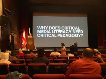 Faculty participates in pedagogy workshops concerning curriculum development in Media Literacy