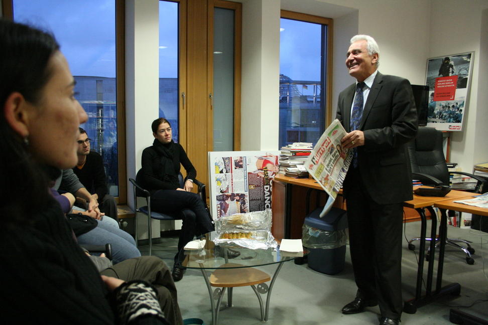 Visit of the editorial office of Hürriyet Berlin 2010