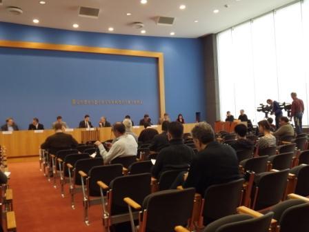 Participation in the Federal Press Conference in March 2012