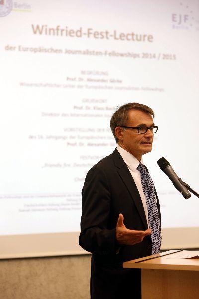 Winfried-Fest-Lecture 2014