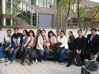 Indian students at FFU in Berlin, October 2008