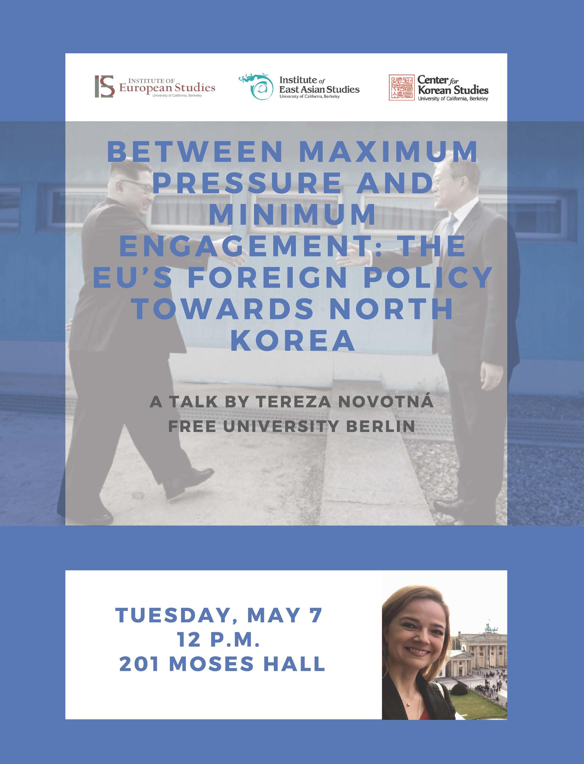 Lecture at the University of California, Berkeley on EU's Foreign Policy Towards North Korea