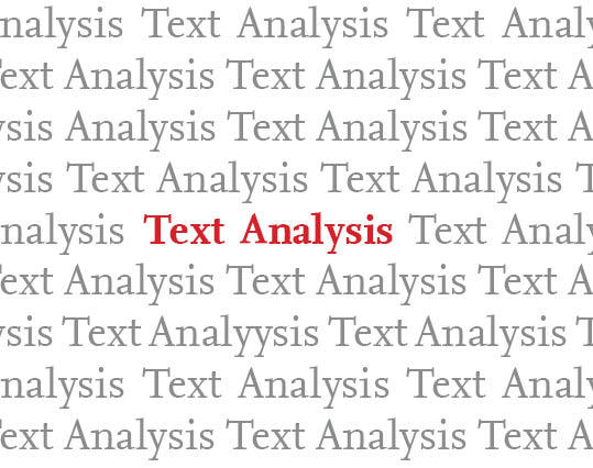 Workshop Text Analysis