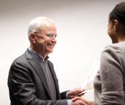 Prof. Dr. Hans-Jürgen Weiß, Anne Minnich, Preisträgerin