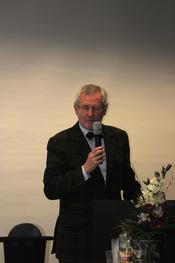 Prof. Dr. Hermann Haarmann, Vorsitzender der „Freunde der Publizistik e.V.“