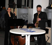 Musikalischer Abschluss im Institut mit dem Duo Jazz & Me