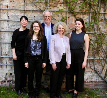 Projektteam: Ulrike Klinger, Katerina Vandeva, Otfried Jarren, Renate Fischer, Alexa Keinert (v.l.n.r.)