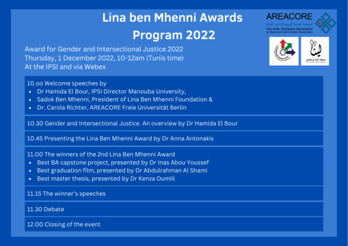 Lina ben Mhenni Awards Programm