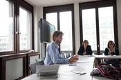 Meeting with Nikolaus von Peter at the Representation of the EU commission in Germany (c) Maya Röttger