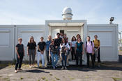 Lebanese and German students visiting the "Tempohomes" Shelter (c) Maya Röttger