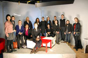 Alle Teilnehmerinnen des Symposiums im Studio von Piter TV
