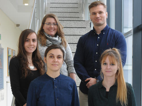 Das Team der Arbeitsstelle Kommunikationsgeschichte