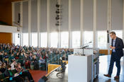 Steffen Mau bei seiner Keynote zu "Triggerpunkten"