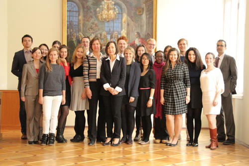 Group picture with Prof. Dr. Wintermantel, President of DAAD (German Academic Exchange Service)