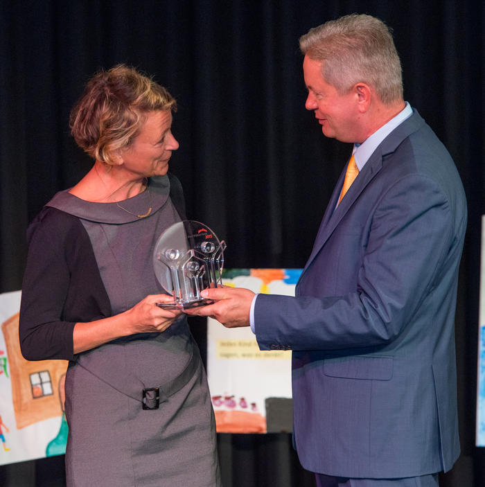 Verleihung des Medienpreises an Anja Kretschmer
