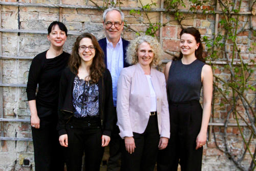 Projektteam: Ulrike Klinger, Katerina Vandeva, Otfried Jarren, Renate Fischer, Alexa Keinert (v.l.n.r.)