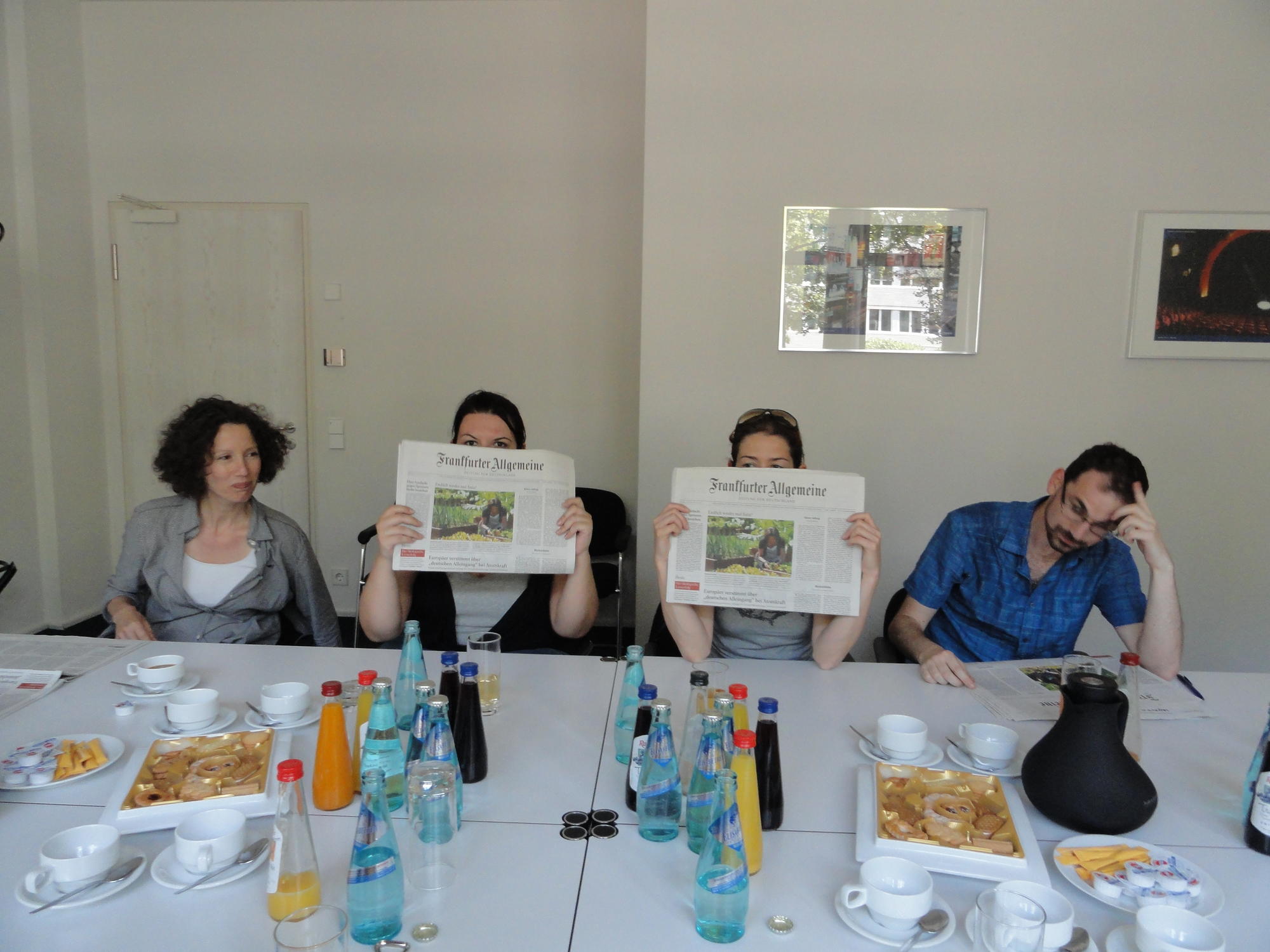 Zu Gast bei der Frankfurter Allgemeinen Zeitung