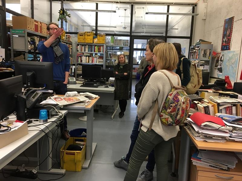 05. März 2018- Redaktionsbesuch bei der taz