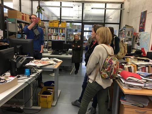 05. März 2018- Redaktionsbesuch bei der taz