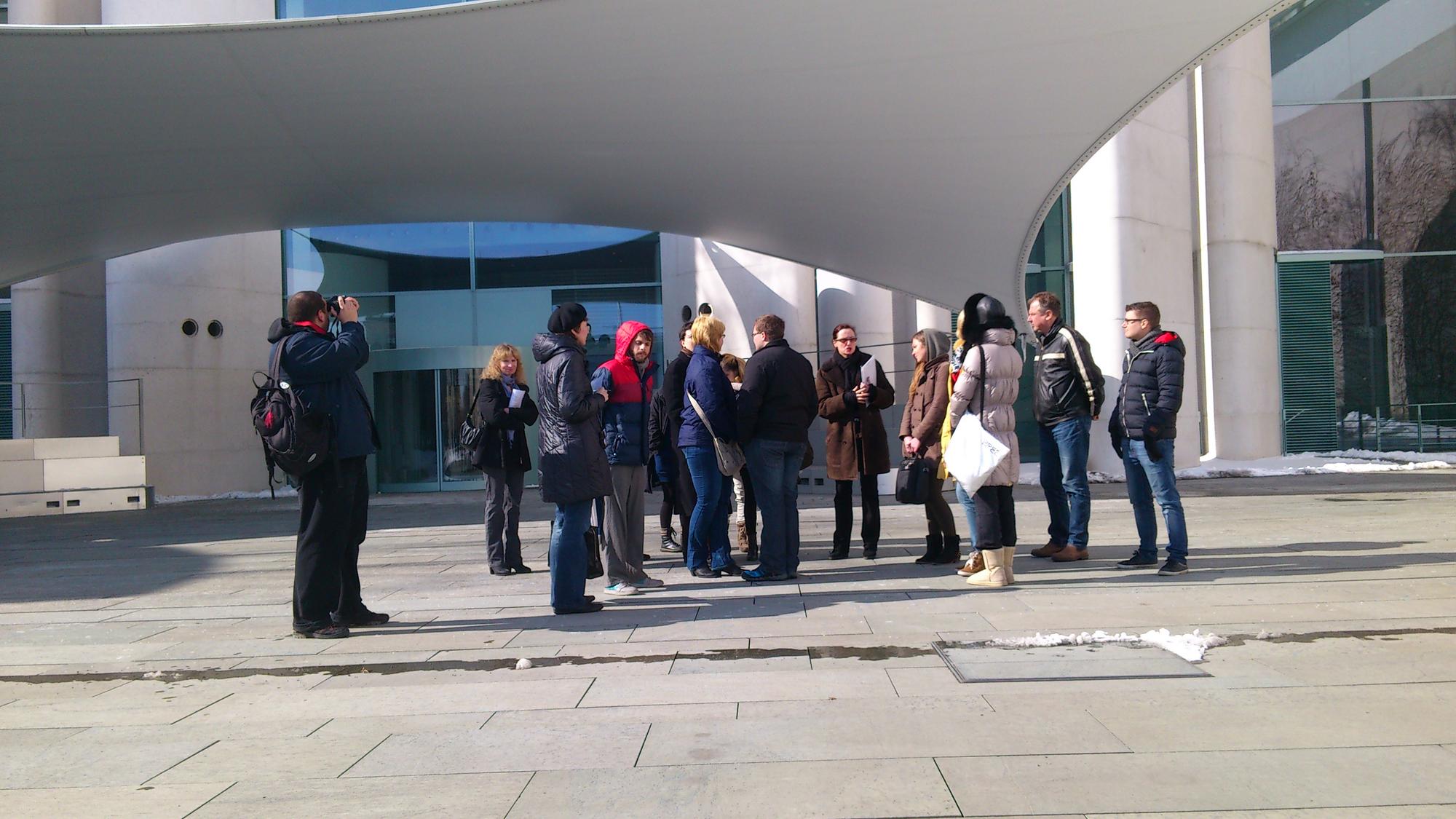 Besuch des Kanzleramts