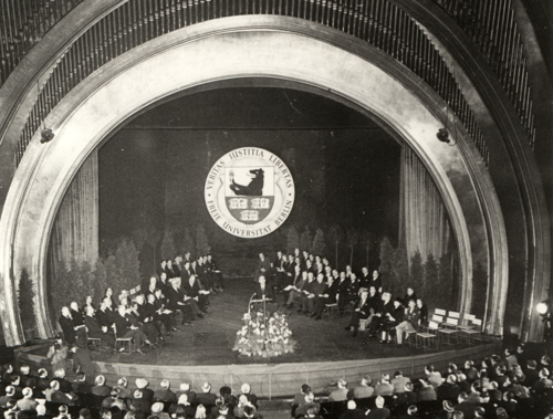 Gründungsfeier der FU Berlin am 4.12.1948 im Titania-Palast