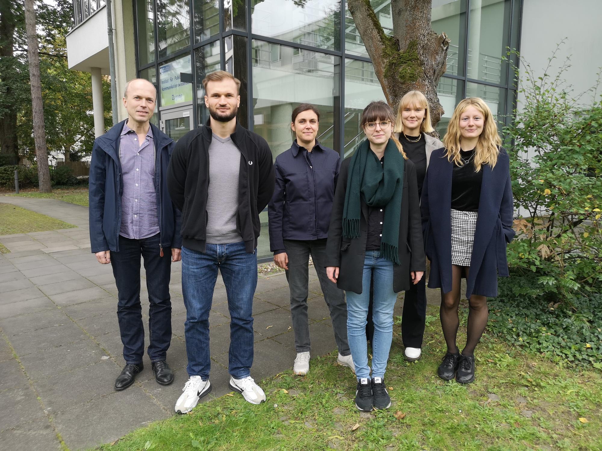 Team v.l.n.r.: Ansgar Koch, Niklas Venema, Maria Löblich, Elisa Pollack, Leona Ley, Pauline Kling