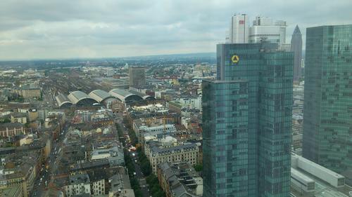 Ausblick über Frankfurt