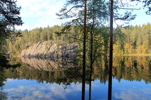 Nuuksio-Nationalpark in der Nähe von Helsinki