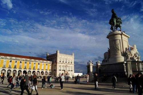 Der Praça do Comércio, einer der wichtigsten Plätze der Stadt