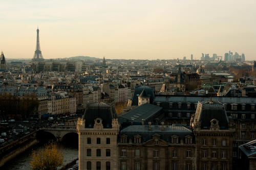 Stadtsilhouette mit Eiffelturm