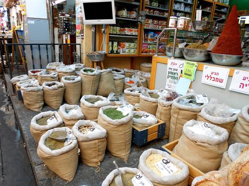 Gewürzladen auf dem Mahane Yehuda Markt