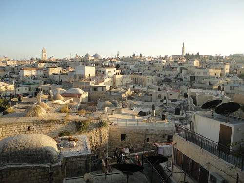 Blick auf die Altstadt von Jerusalem