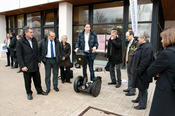 Explaining how to drive a Segway at Ludwigsburg  © Georg Hubmann