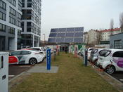 EV charging facility at EUREF campus Berlin