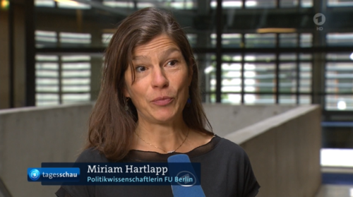 Prof. Hartlapp in der Tagesschau