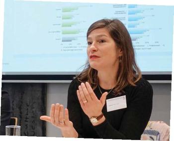Prof. Miriam Hartlapp beim MPIfG Institutstag 2019