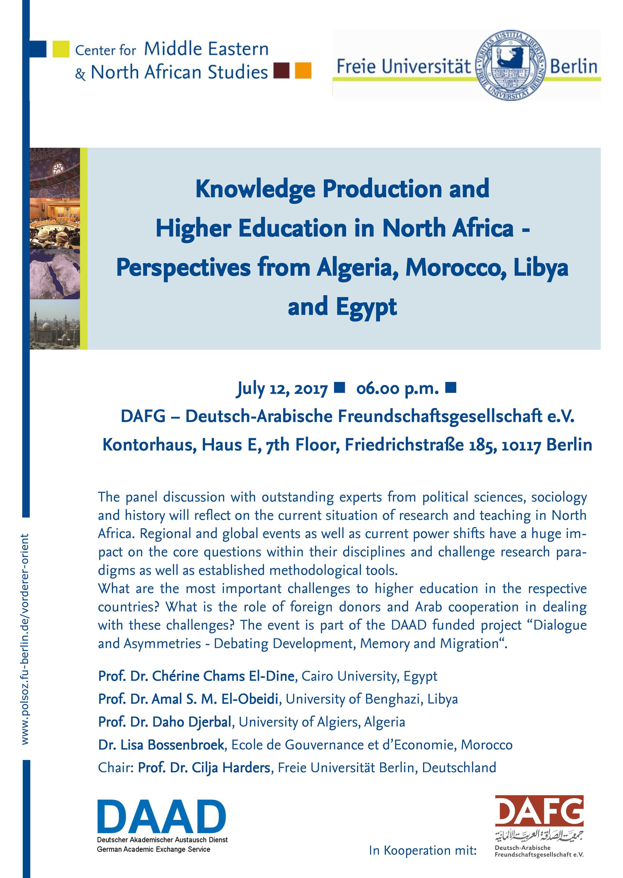 Bild: Knowledge Production in North Africa