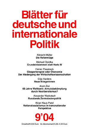 Blätter für deutsche und internationale Politik. 09/2004