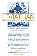 Leviathan Berliner Zeitschrift für Sozialwissenschaft
