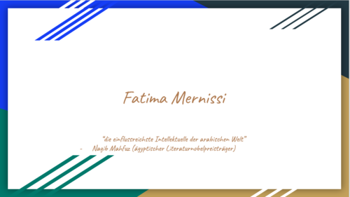 Fatima Mernissi