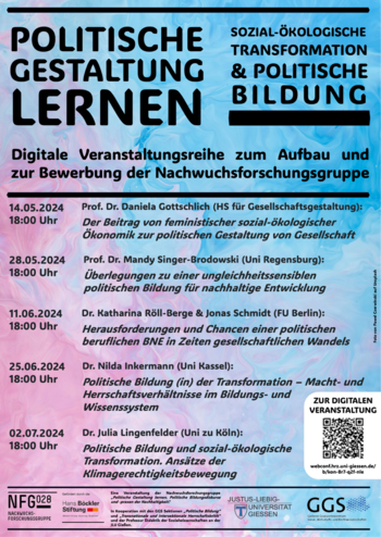 Flyer Digitale Veranstaltungsreihe