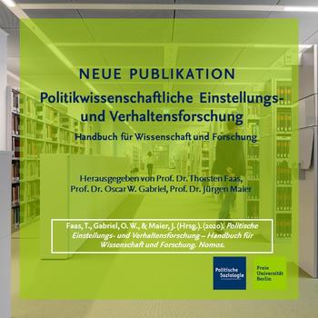 Handbuch "Politikwissenschaftliche Einstellungs- und Verhaltensforschung" erschienen im Nomos Verlag