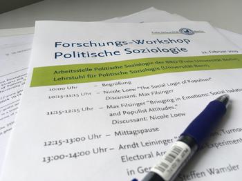 Gemeinsamer Workshop politischer Soziologen aus Bern und Berlin