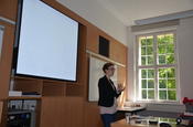 Lena Bendlin presenting
