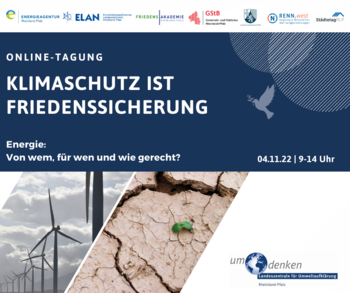 Klimaschutz ist Friedenssicherung 2022